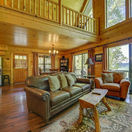 Bryson City Cabin With Hot Tub And Mountain Views! Ngoại thất bức ảnh