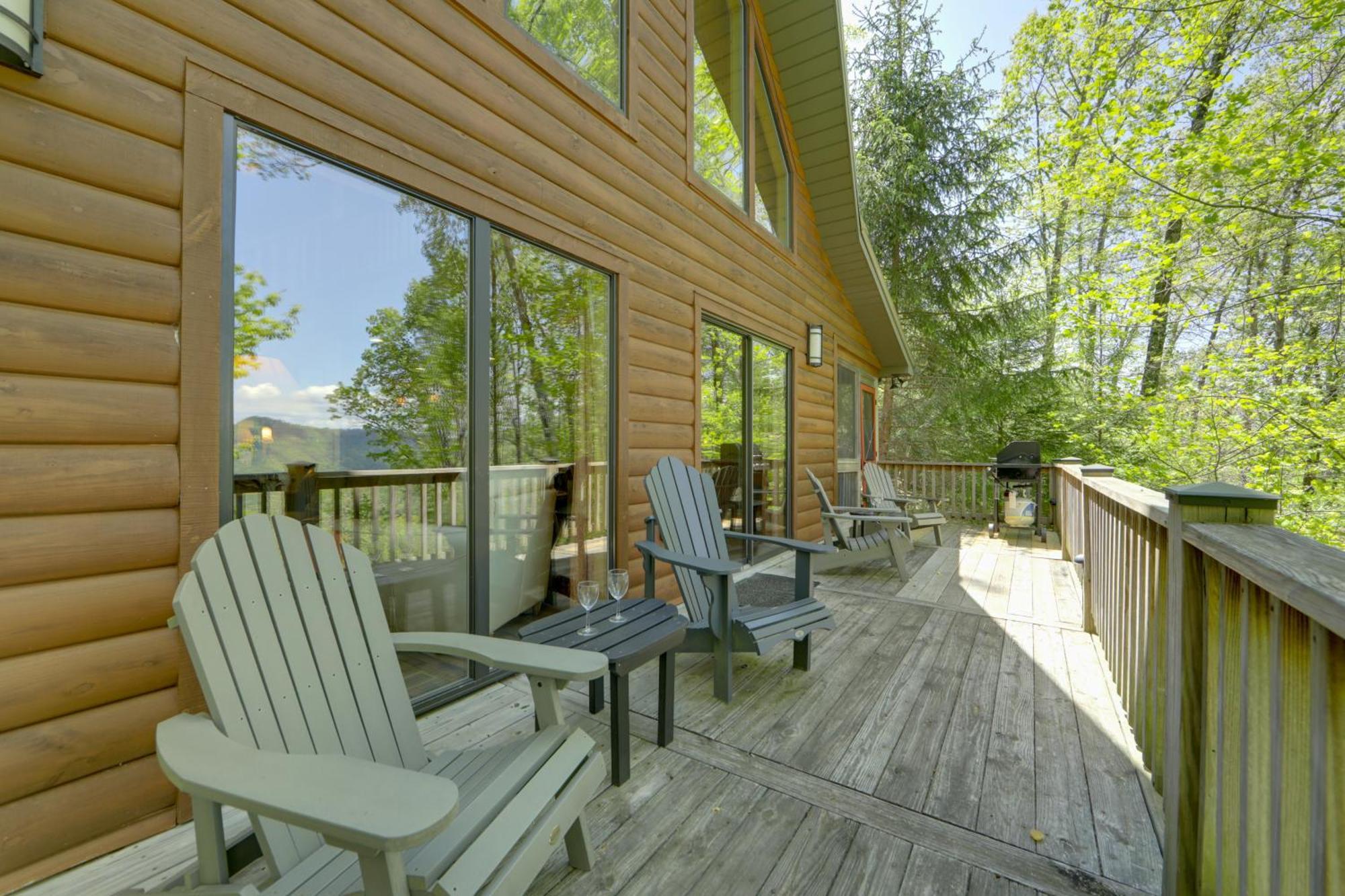 Bryson City Cabin With Hot Tub And Mountain Views! Ngoại thất bức ảnh