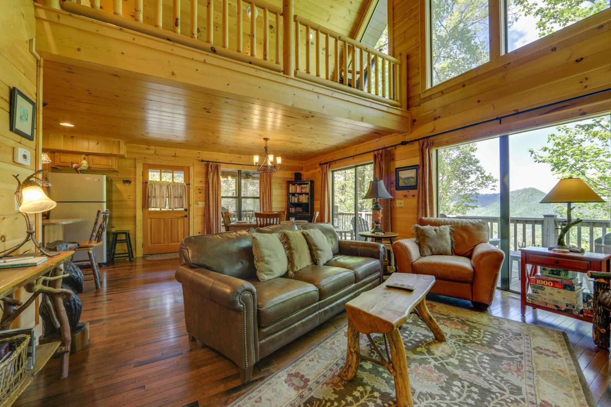 Bryson City Cabin With Hot Tub And Mountain Views! Ngoại thất bức ảnh