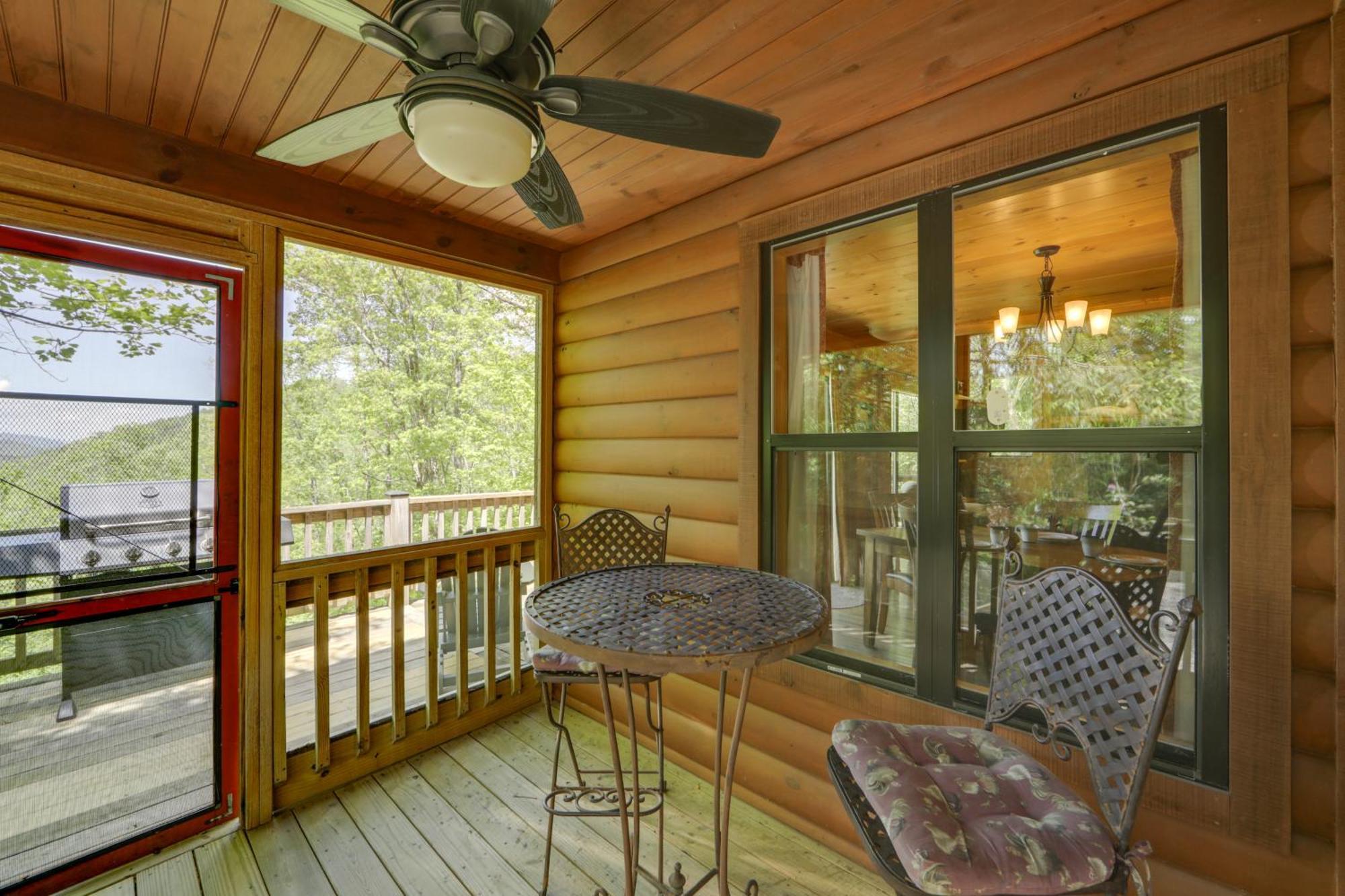 Bryson City Cabin With Hot Tub And Mountain Views! Ngoại thất bức ảnh